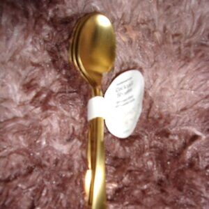 Threshold Harrington set of 4 gold cocktail spoons New